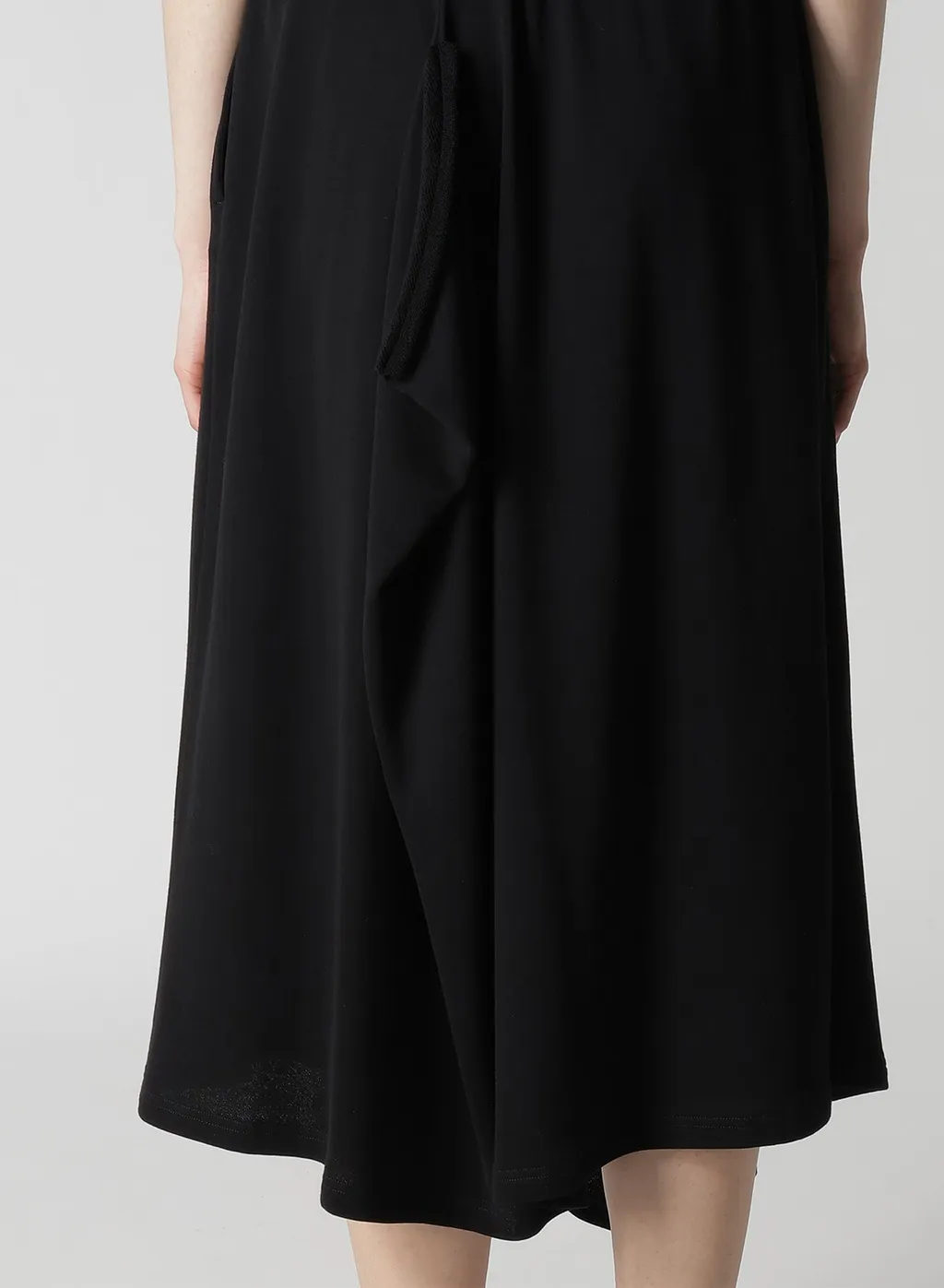 High Twisted Gauze Terry Tucked Skirt