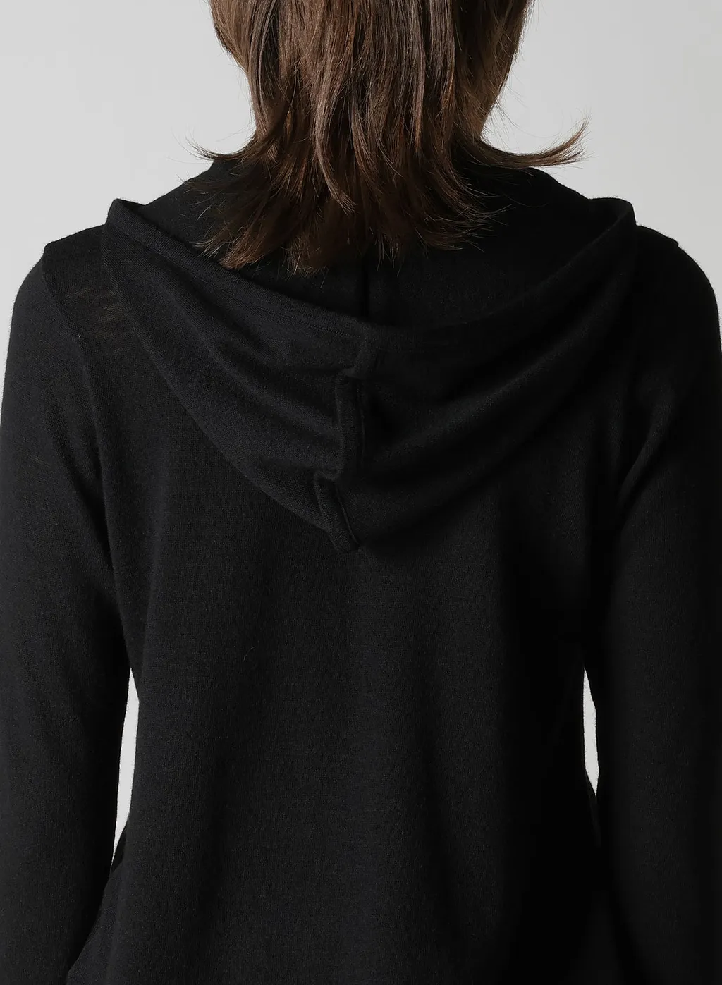Wool Light Milling Single Strap Hoodie Po