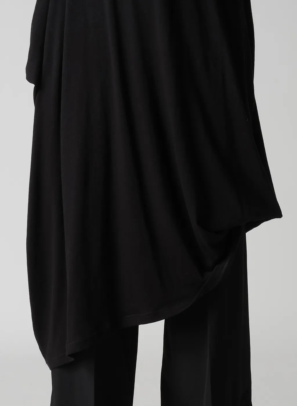C Angora Cashmere Single Jersey Draped Dress