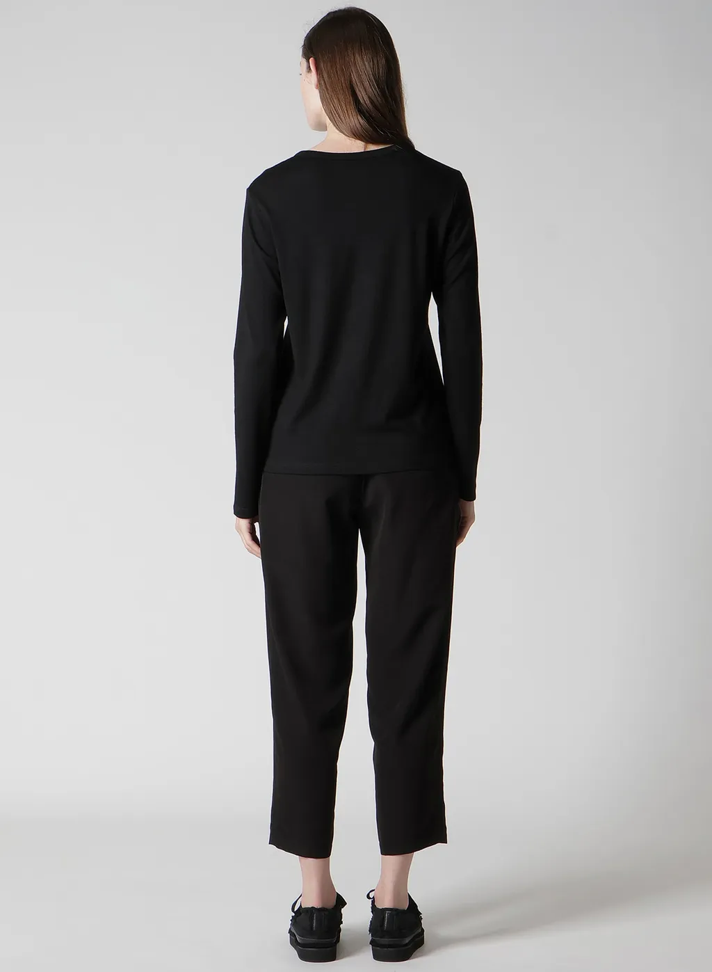 Wool Single Jersey Henley Neck Po