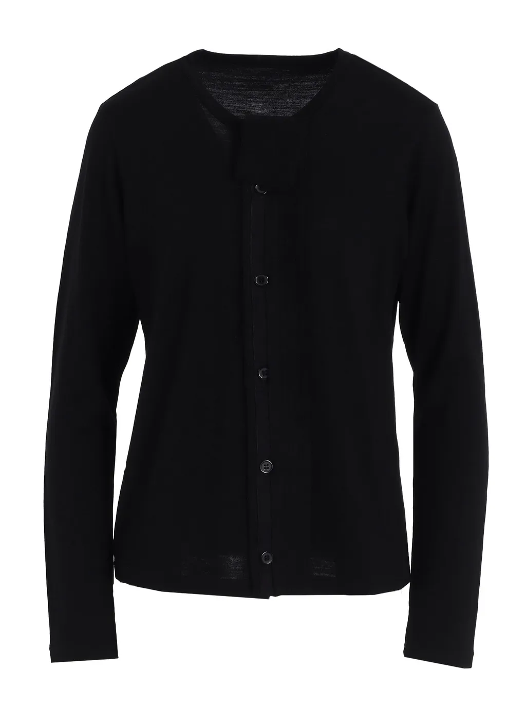 Wool Single Jersey Henley Neck Po