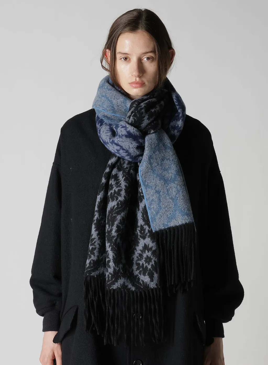 Ws Gradation Leaf Leaf Jq Stole