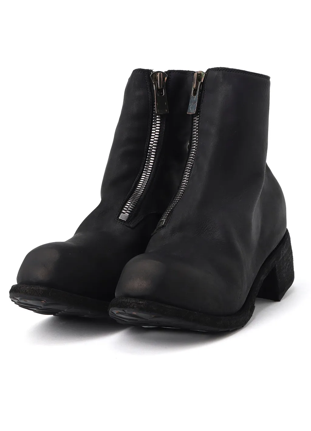 Grained Calfskin Inside Zip Boots