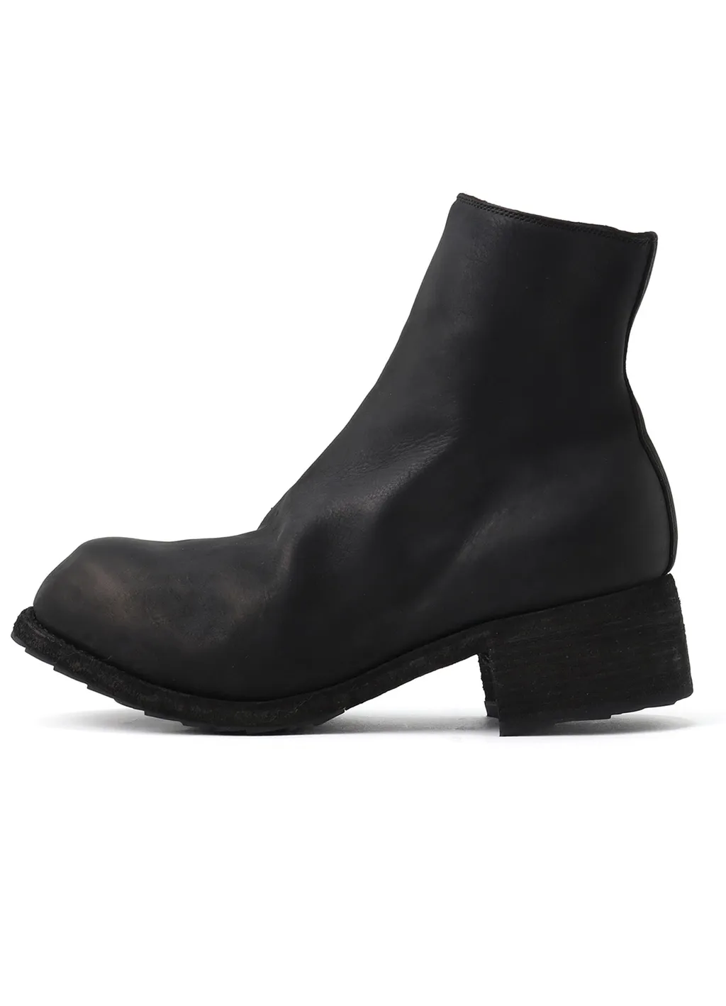 Grained Calfskin Inside Zip Boots