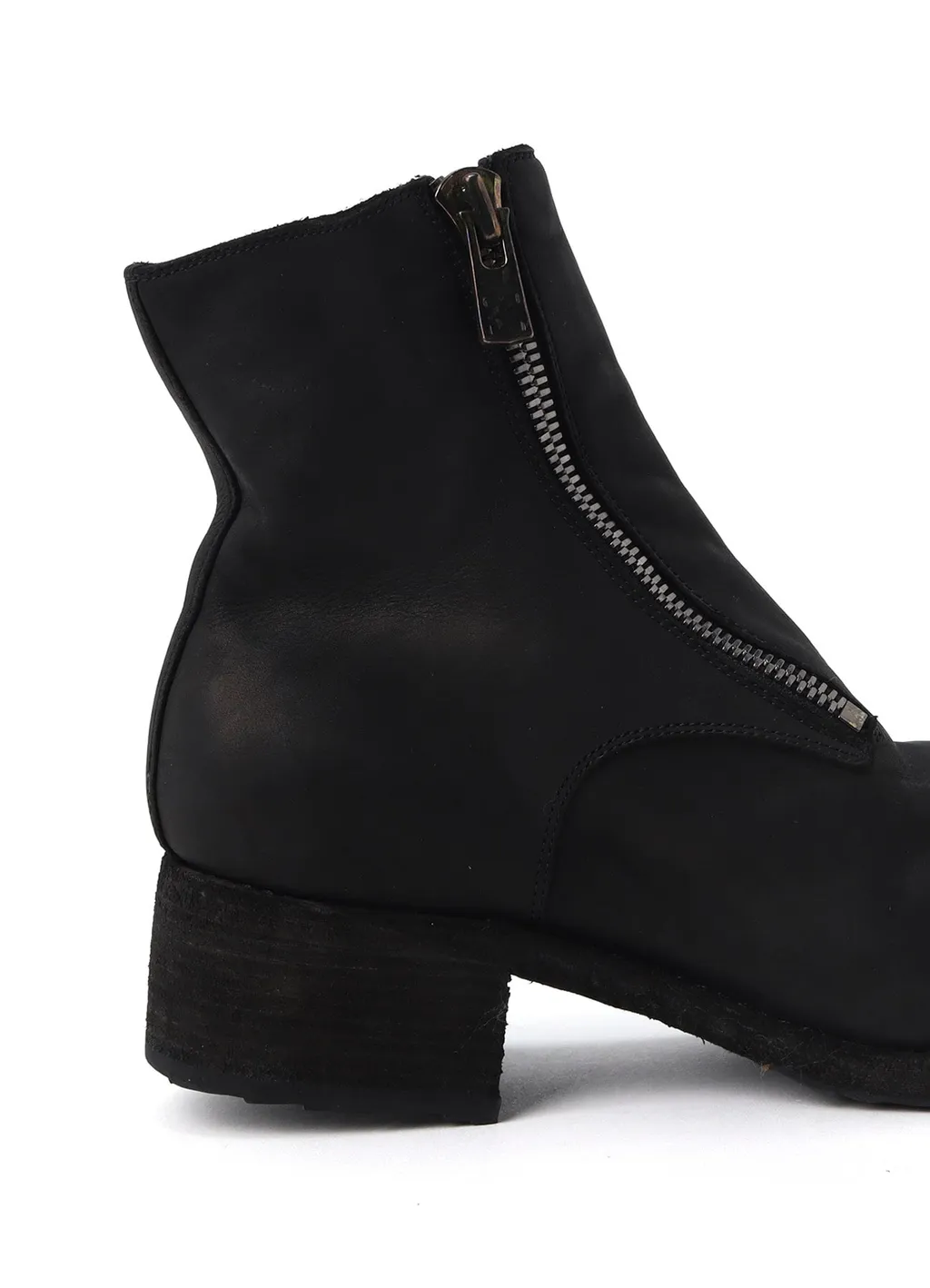 Grained Calfskin Inside Zip Boots