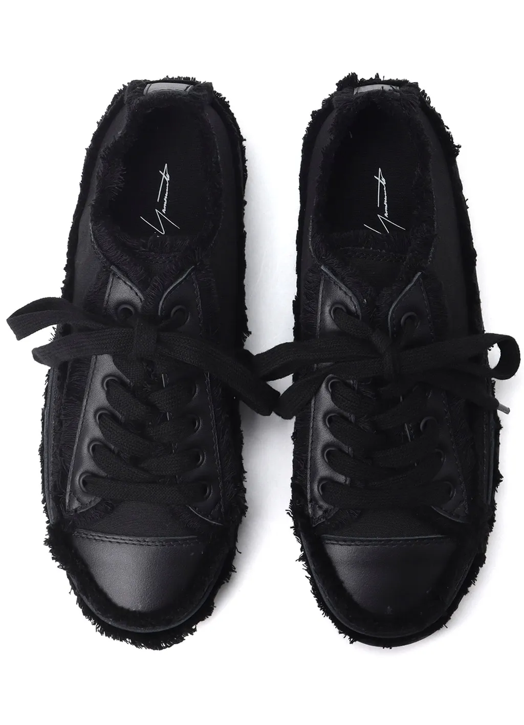 Cotton Canvas A Low-Cut Fringe Sneakers