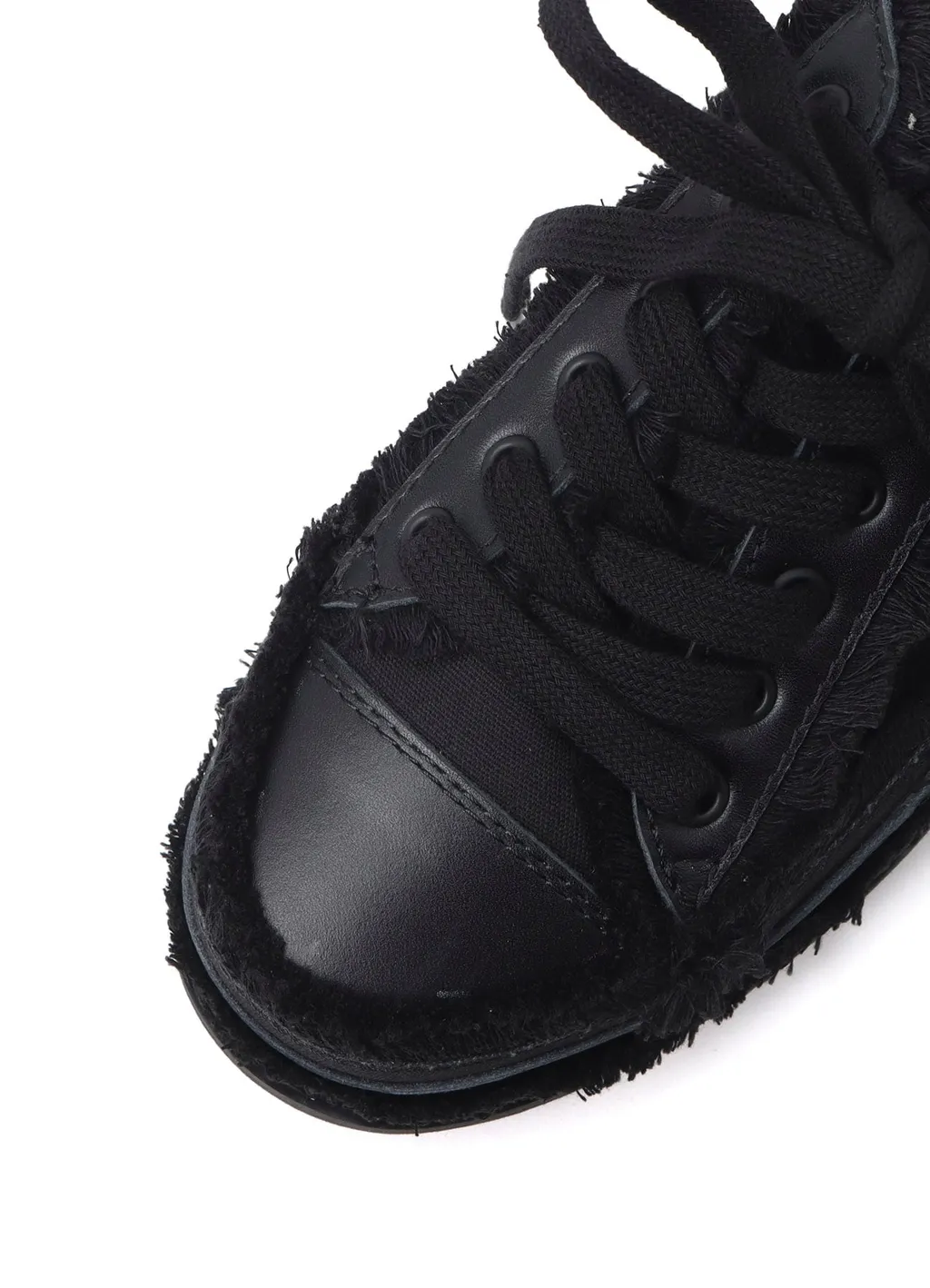 Cotton Canvas A Low-Cut Fringe Sneakers