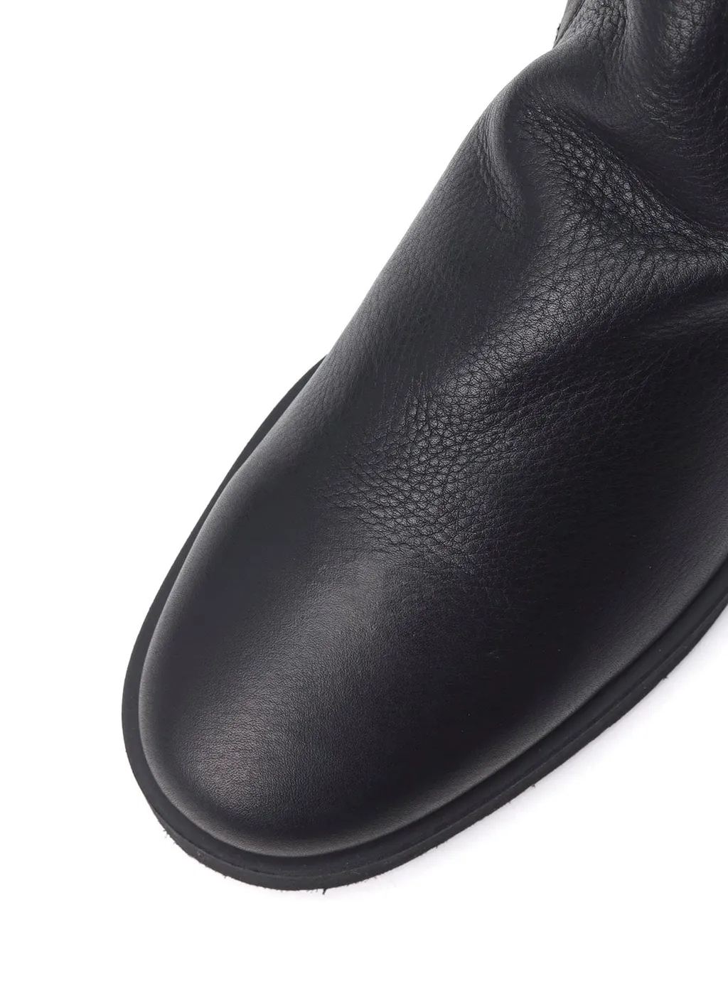 Shrinked Melton Double Side Zip Boots