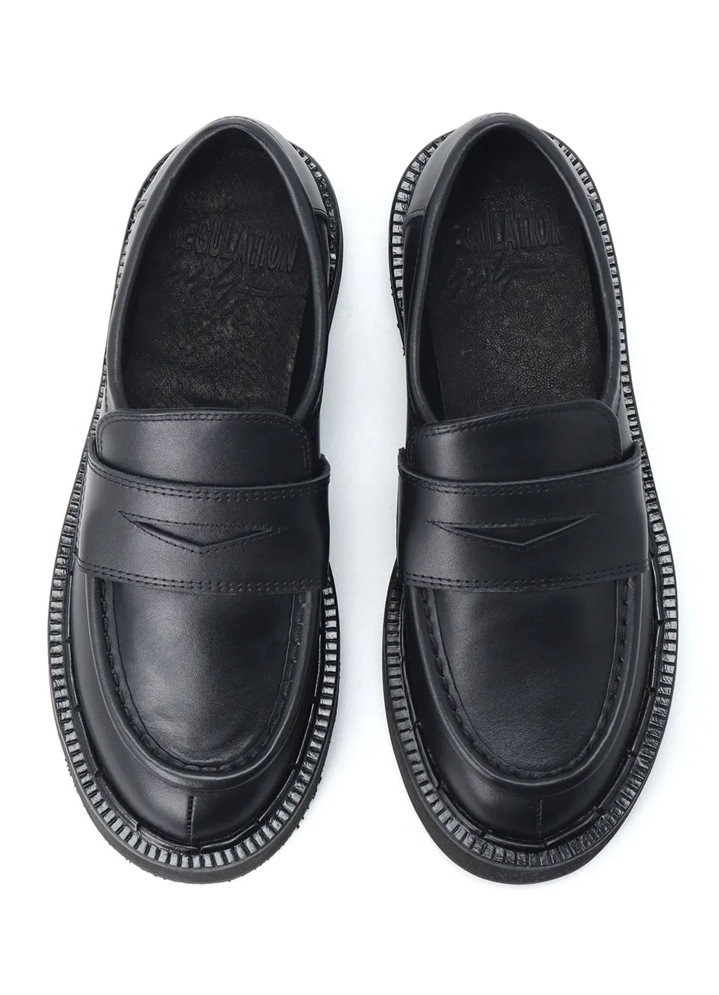 Soft Smooth Leather Platform Loafer