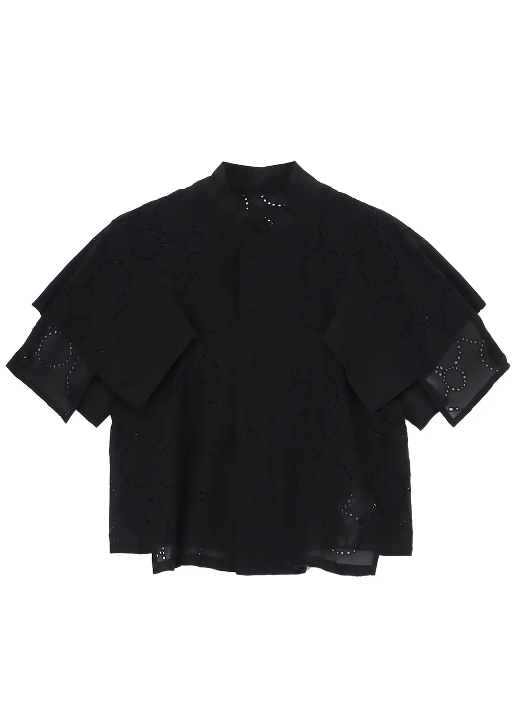 Lace Stand Collar Jacket