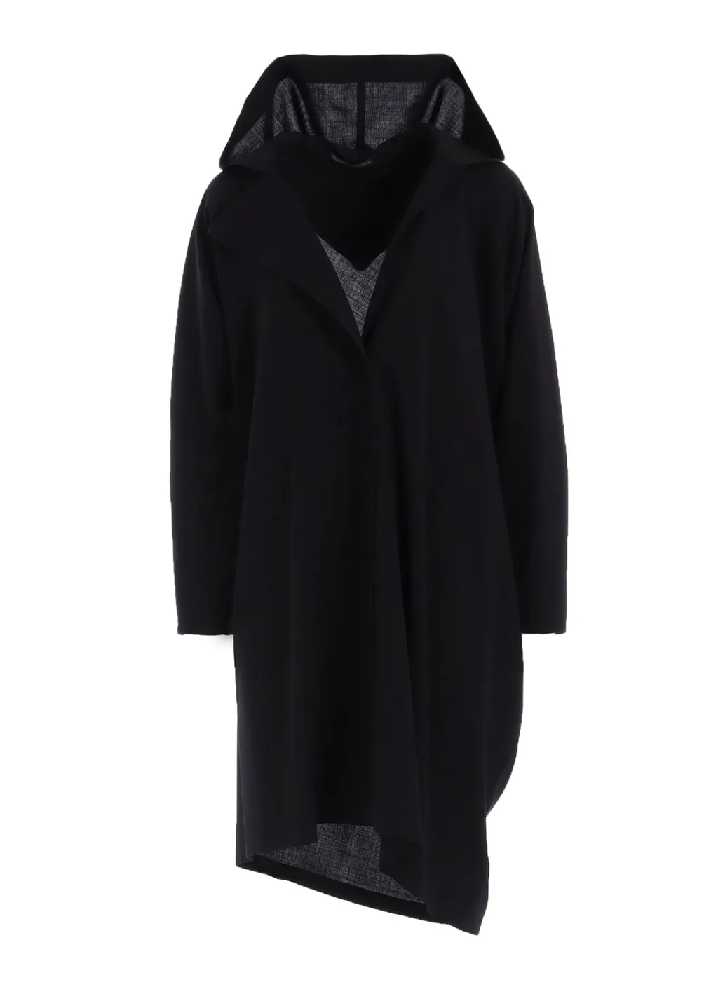 Wool Gauze Hood Jacket