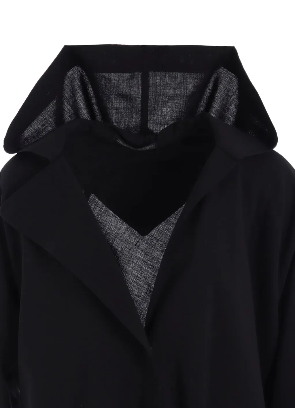 Wool Gauze Hood Jacket