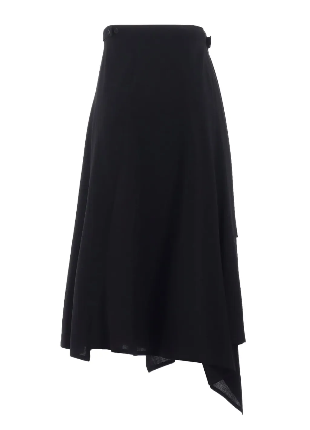 Wool Gauze Wrap Skirt