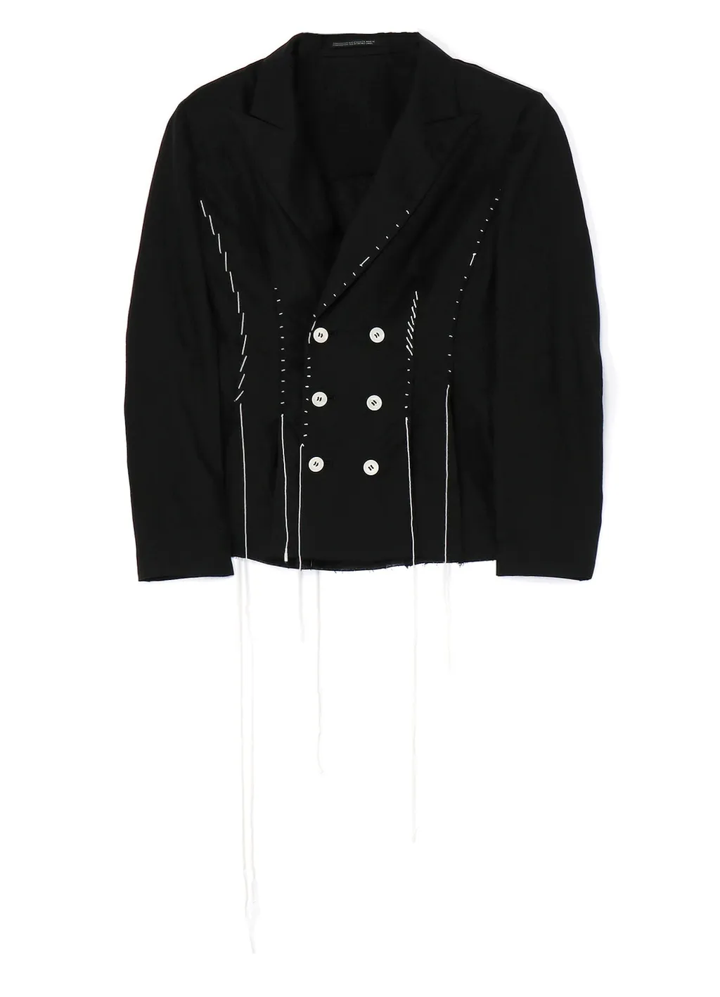 Linen Cloth 6B Hand Stitch Double Jacket