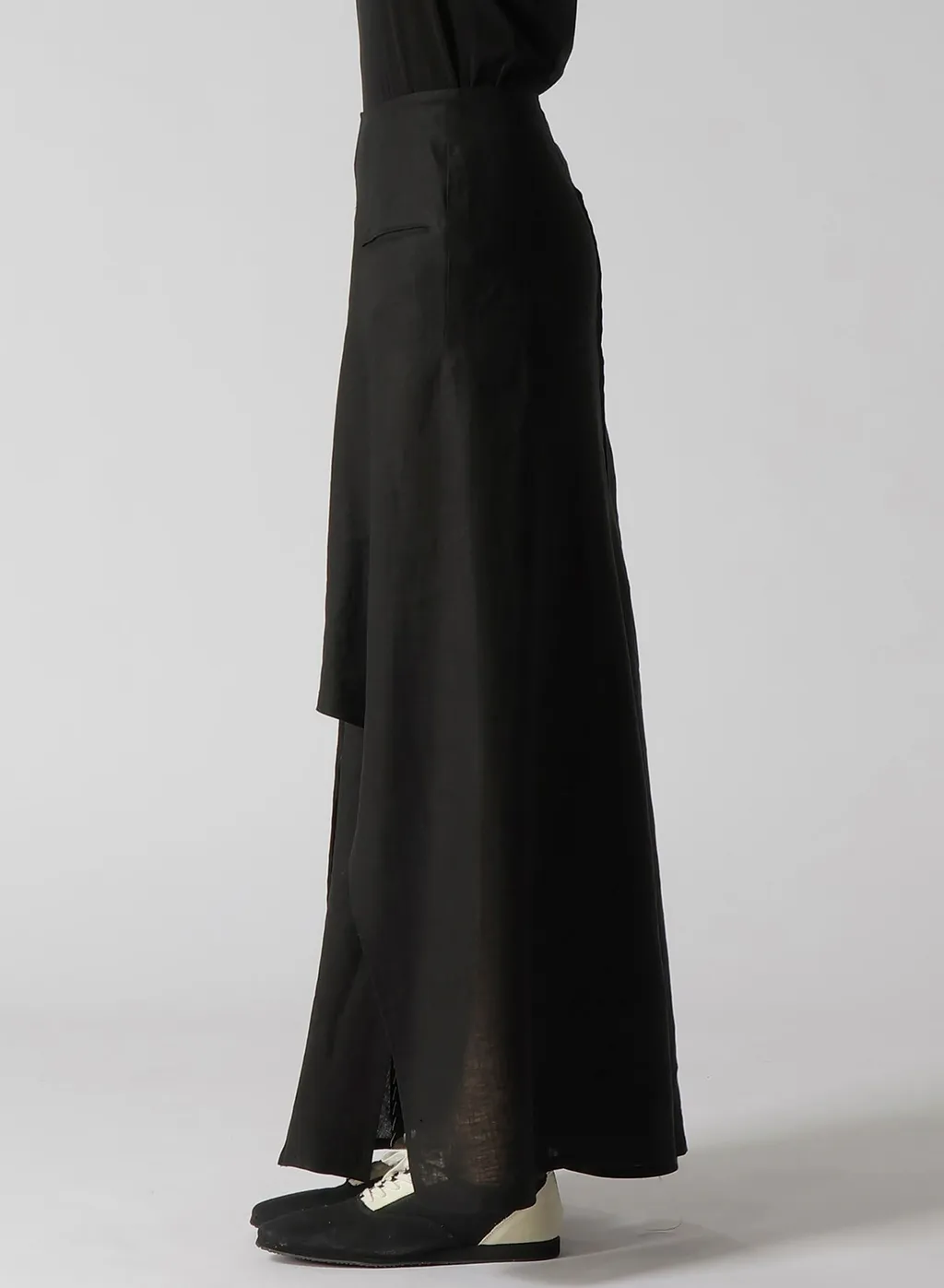 Linen Cloth L Round Hem Skirt