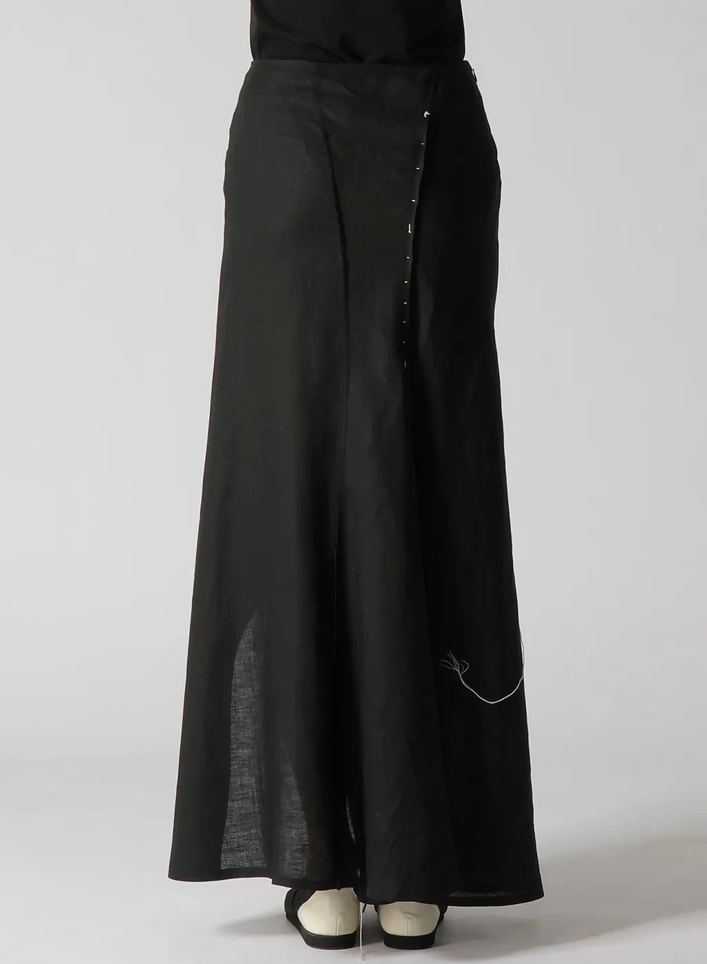 Linen Cloth L Round Hem Skirt