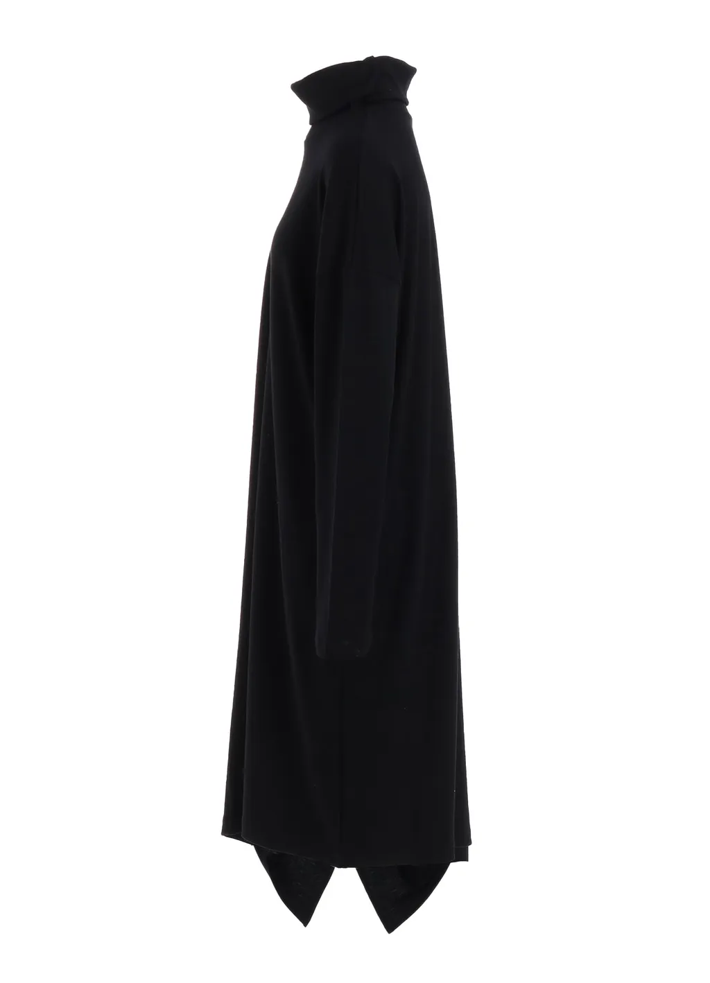 Luminary Wool Flared High Neck Dress