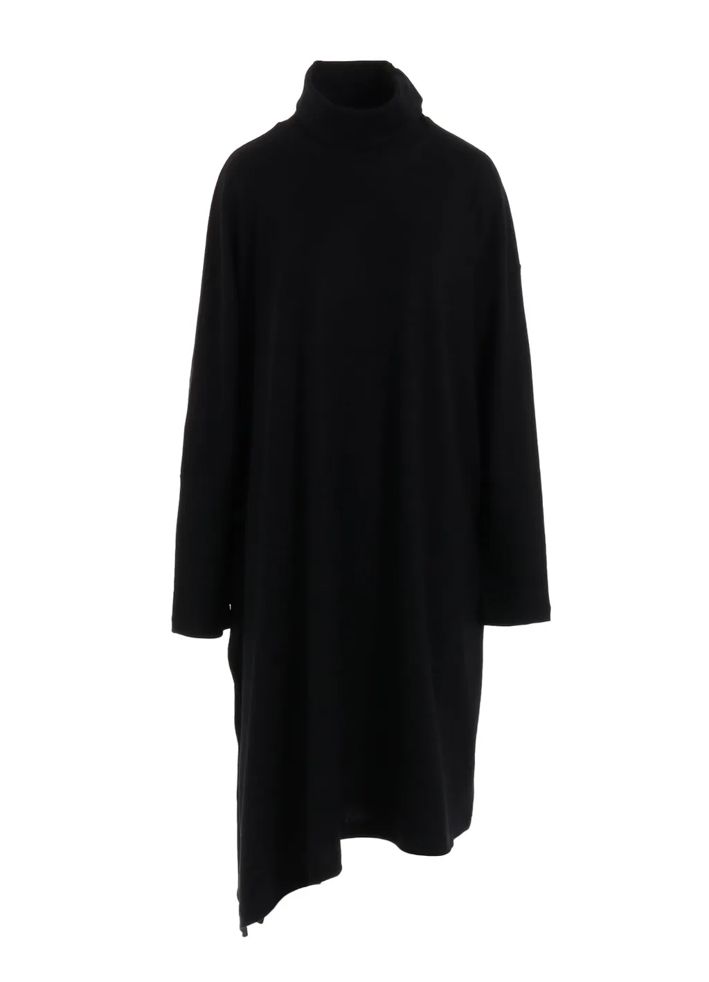 Luminary Wool Flared High Neck Dress