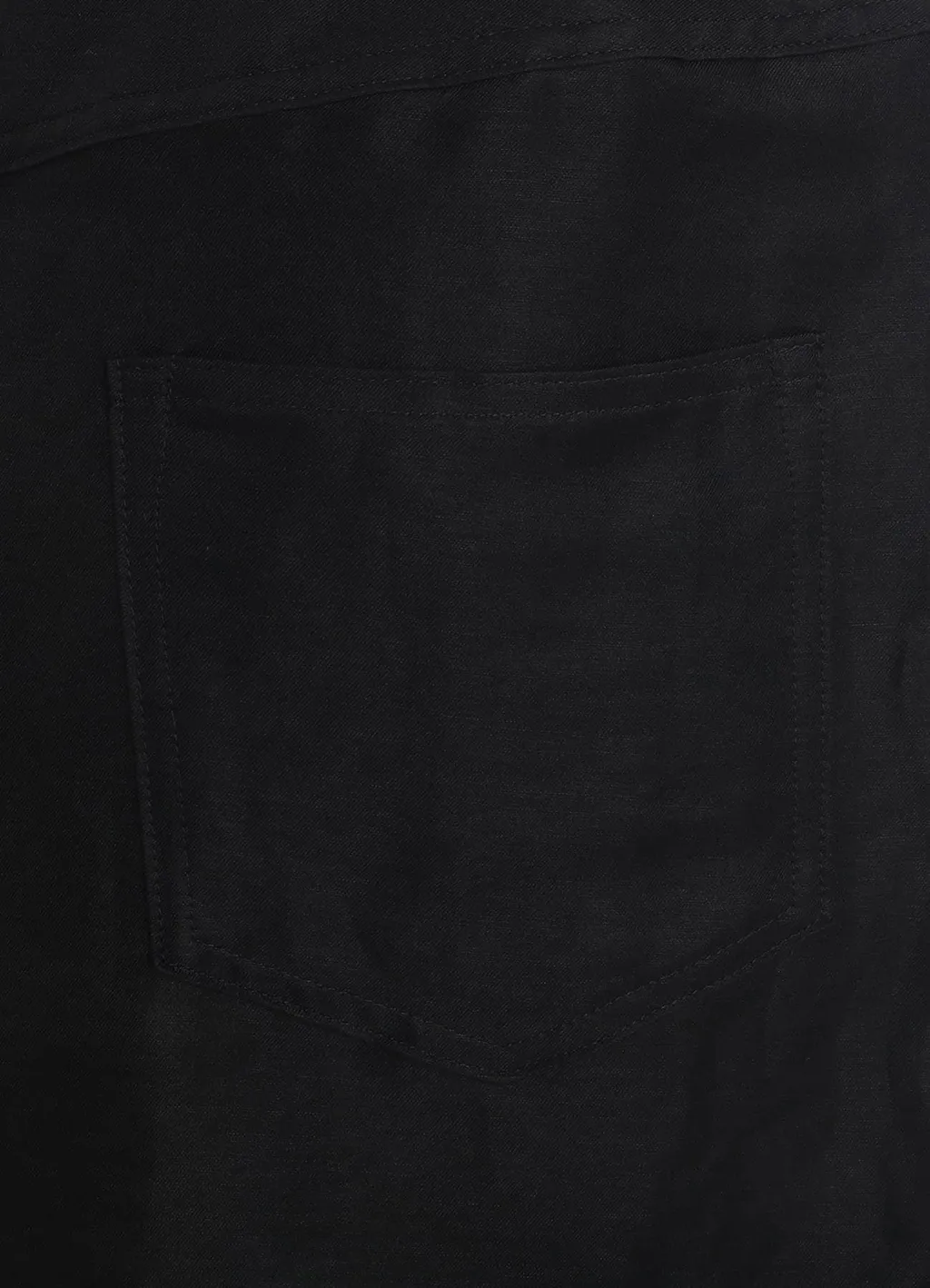 Linen Silk Lace Up Detail Short Skirt