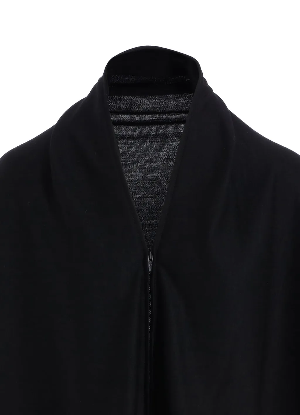 Luminary Wool Flared Zip Cardigan