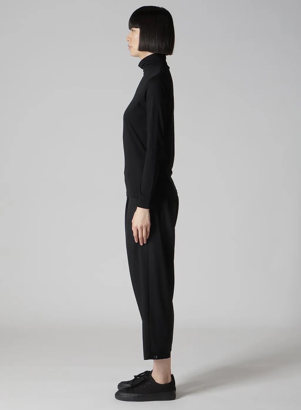 Casharn High Neck Long Slv T