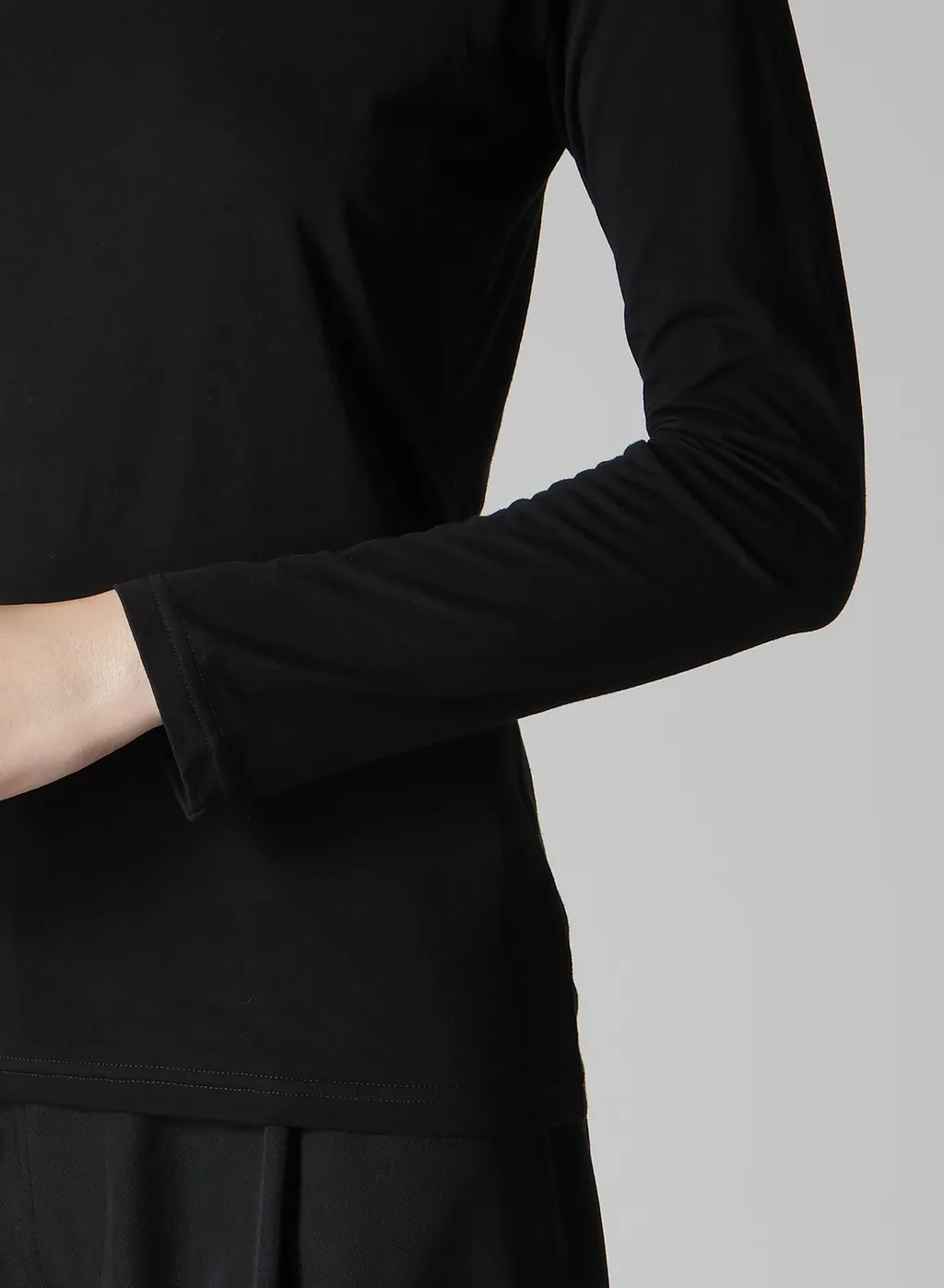 Casharn High Neck Long Slv T