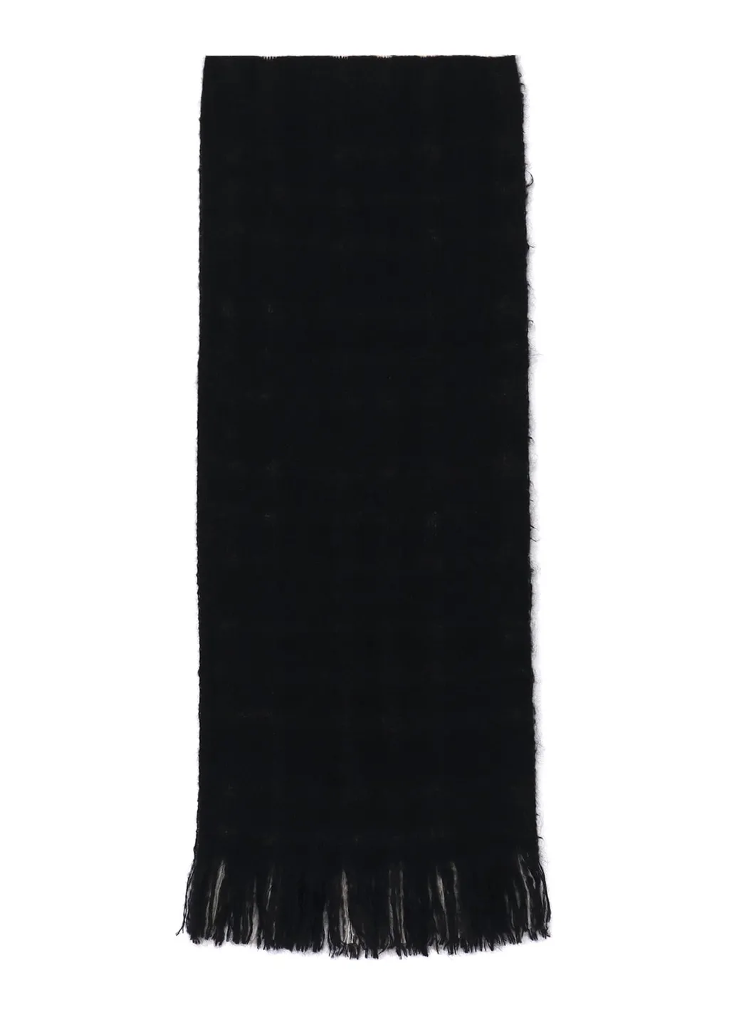 Plaid Pattern Cross Stole