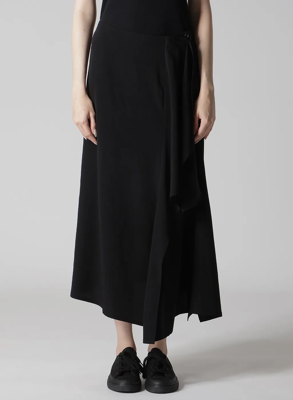 Ta/Pe Crepe De Chine L Draped Skirt