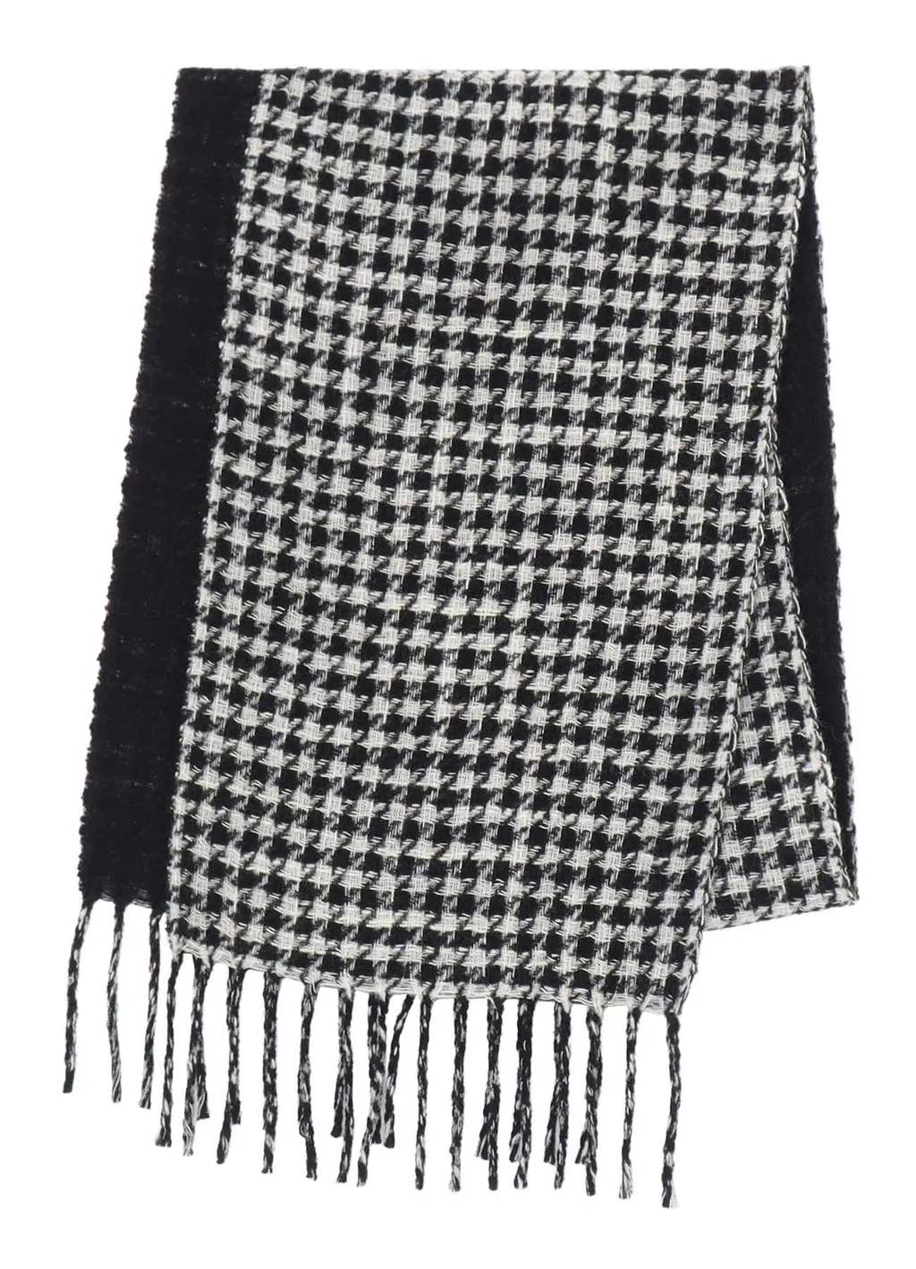 Houndstooth Pattern Riversible Stole