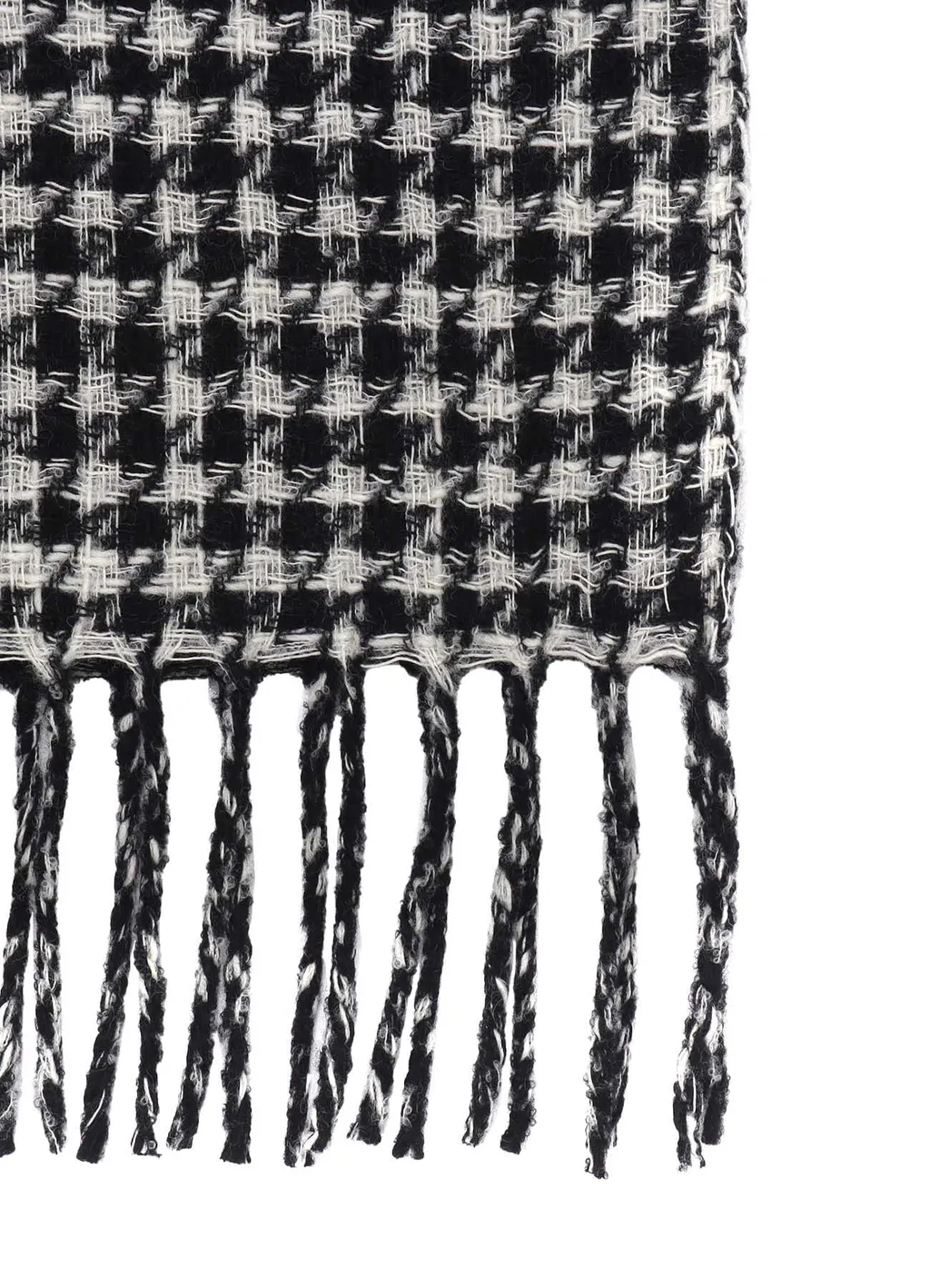 Houndstooth Pattern Riversible Stole