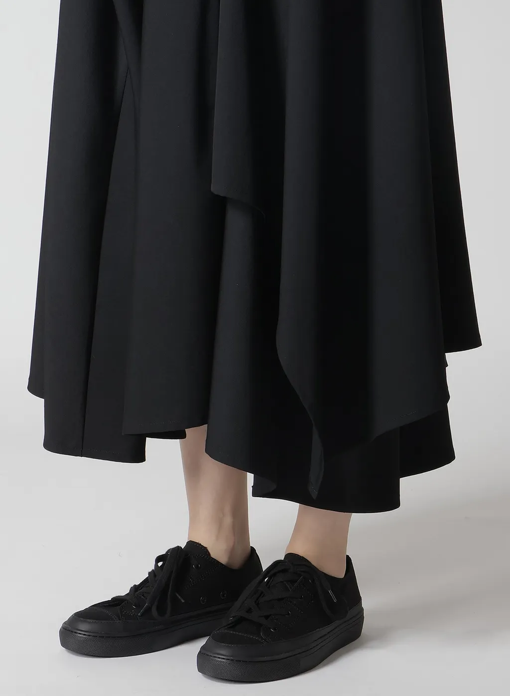 Gabardine R Gathered Skirt