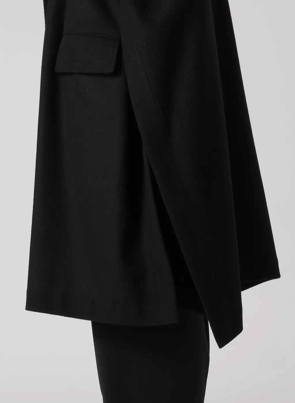 Melton R-Side Slit Coat