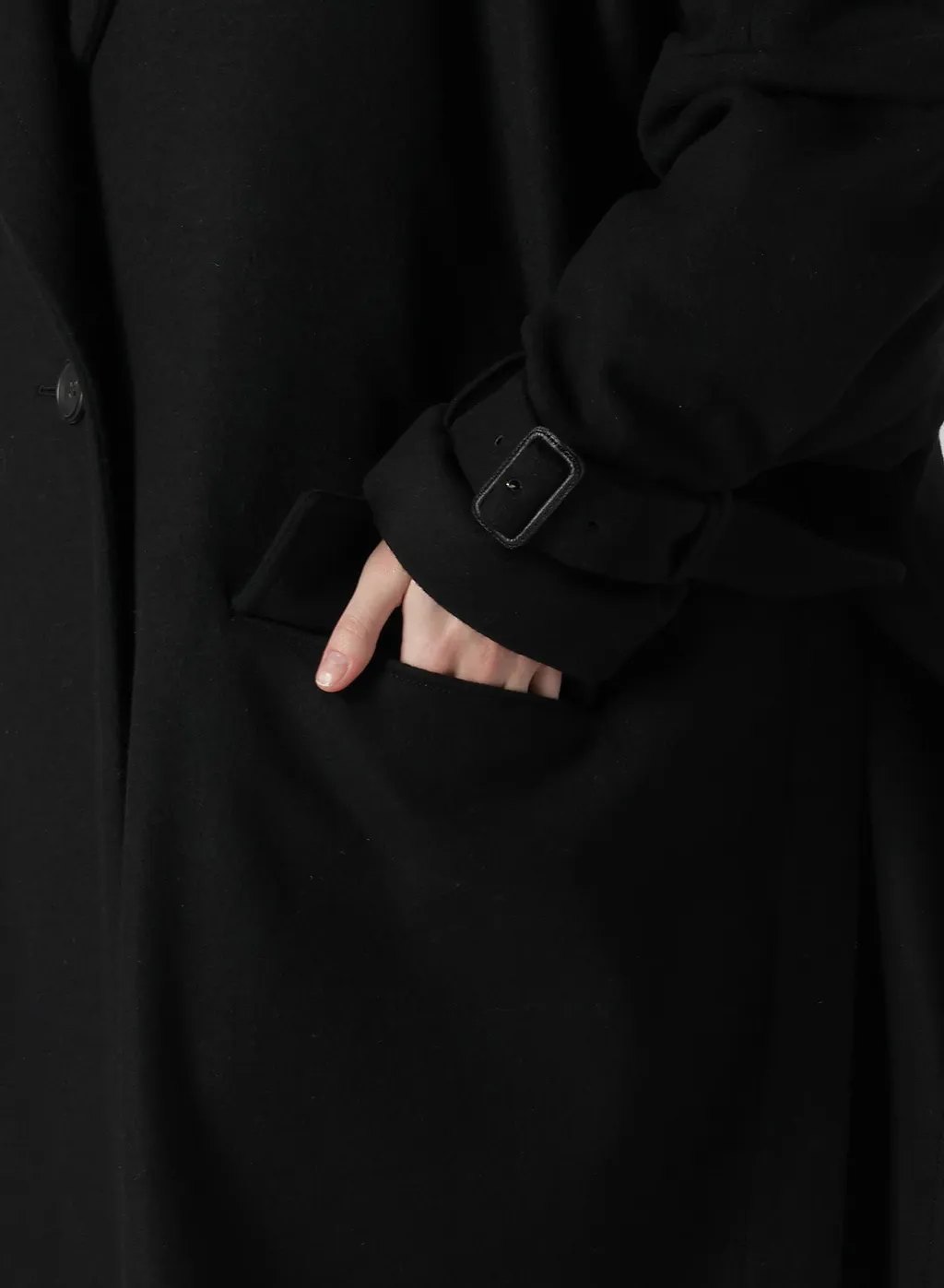 Melton R-Side Slit Coat