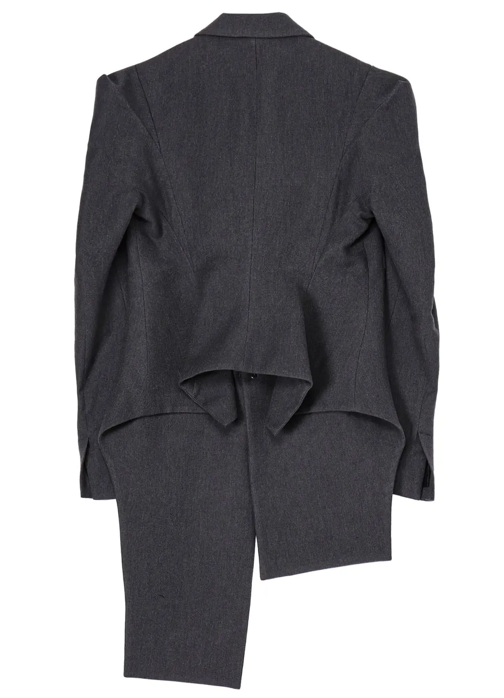 W/C Twill Washer Slv Gusset Unbalance Long Jacket