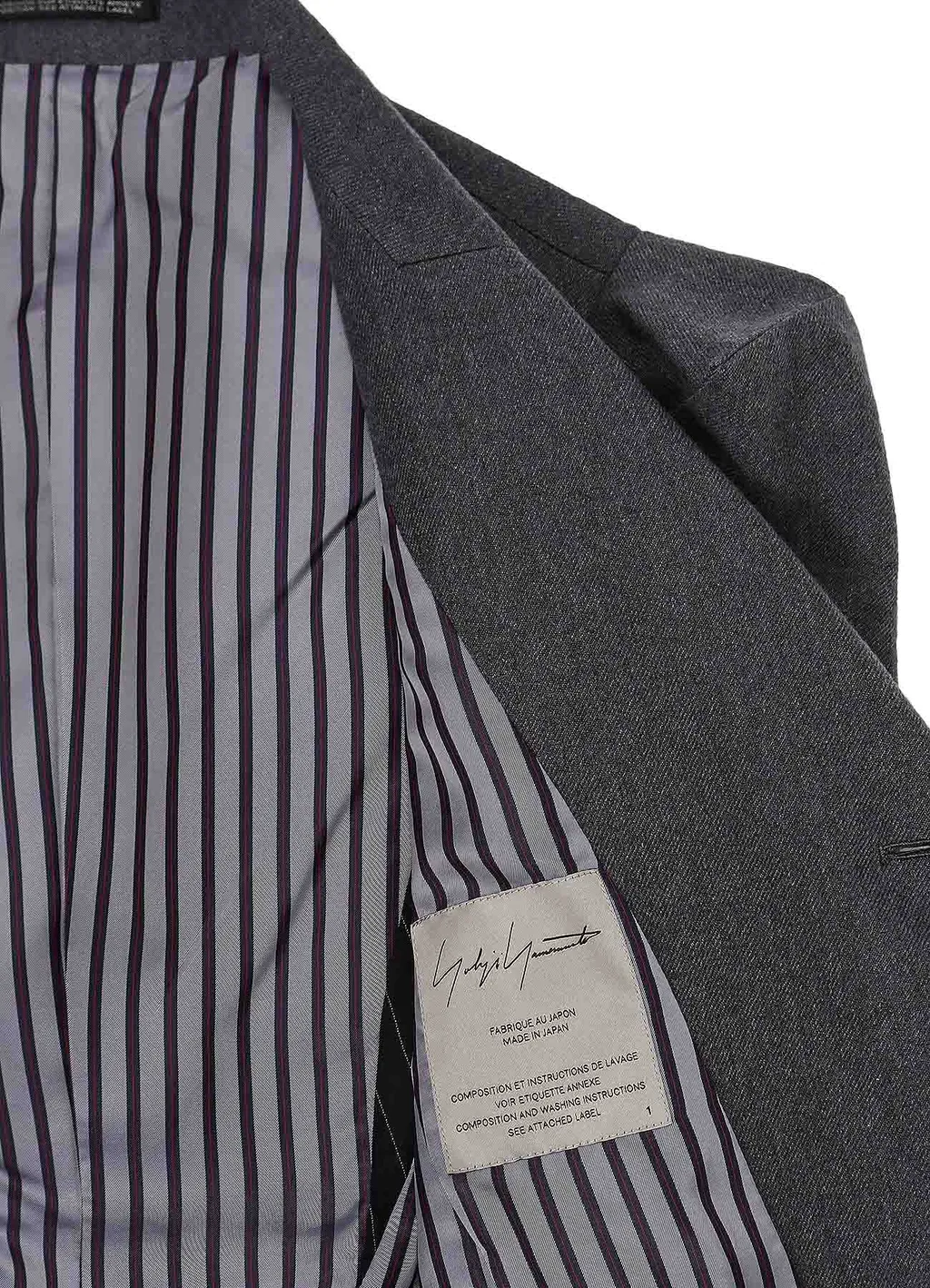 W/C Twill Washer Slv Gusset Unbalance Long Jacket
