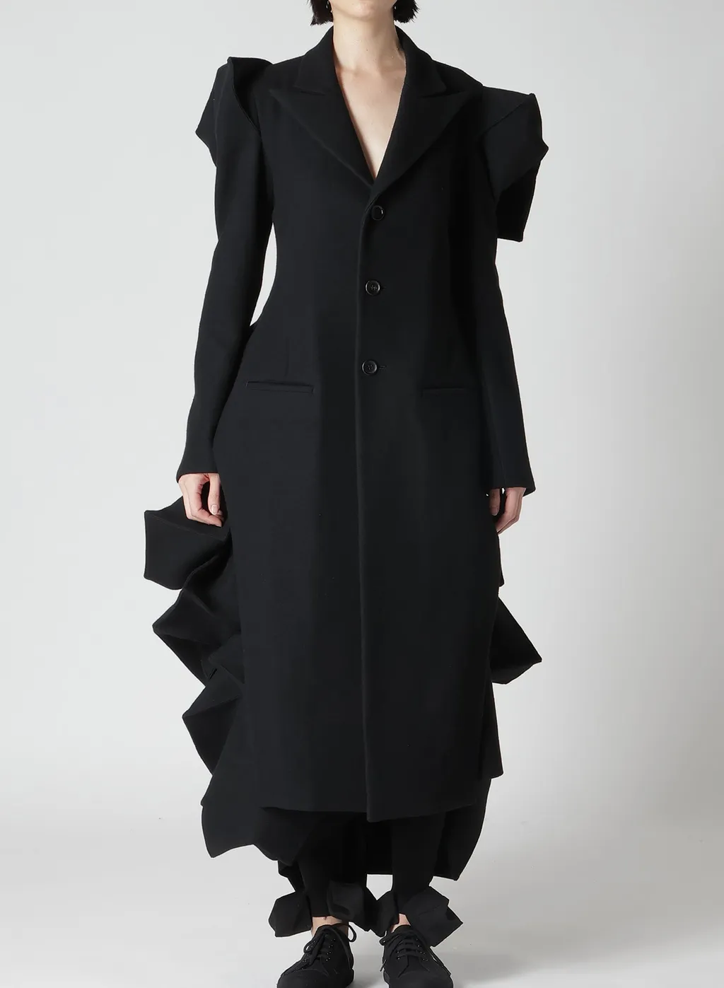 Sun Drying Super100 Melton Slv Gusset Rounded Jacket