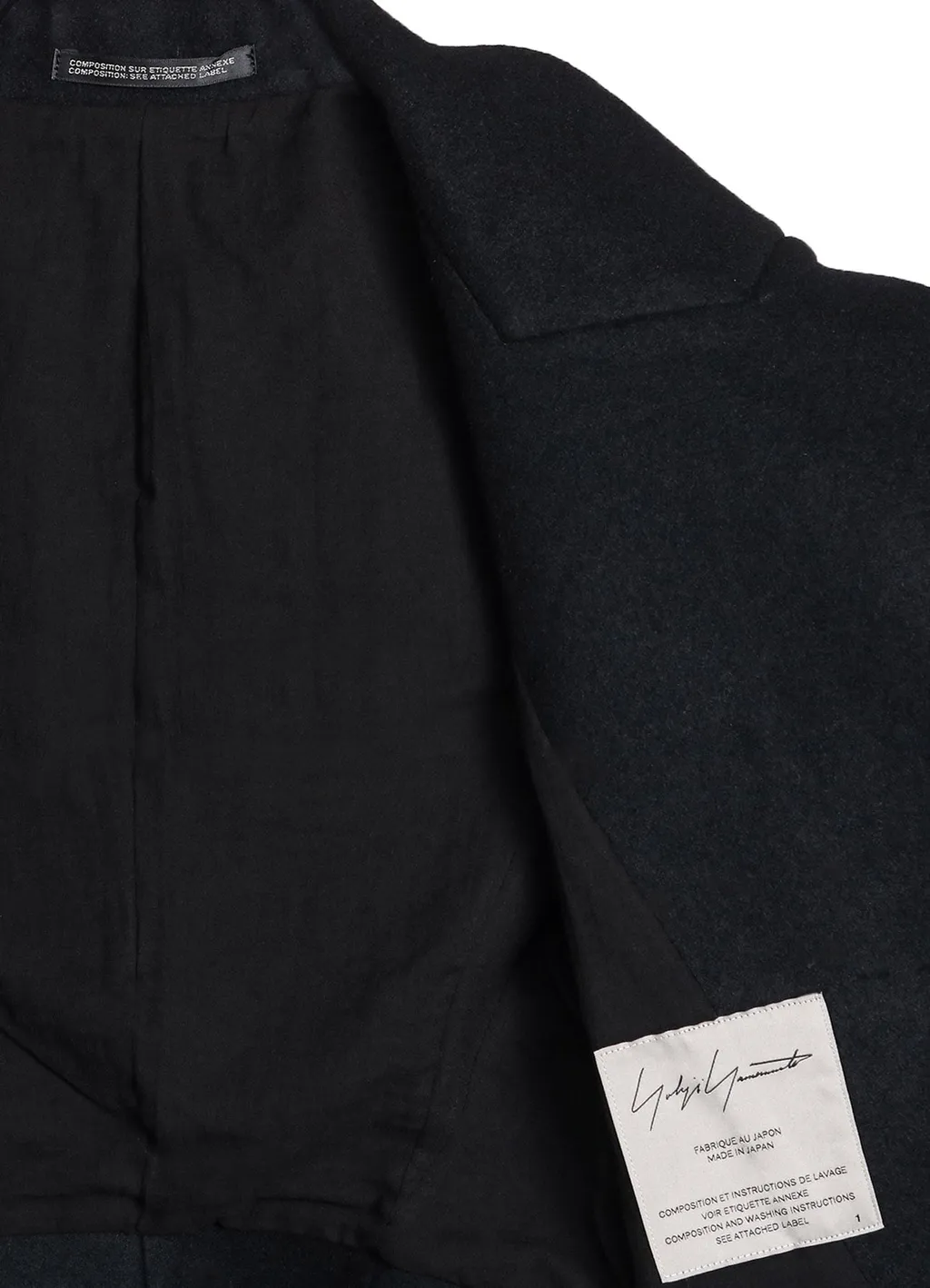 Sun Drying Super100 Melton Slv Gusset Rounded Jacket