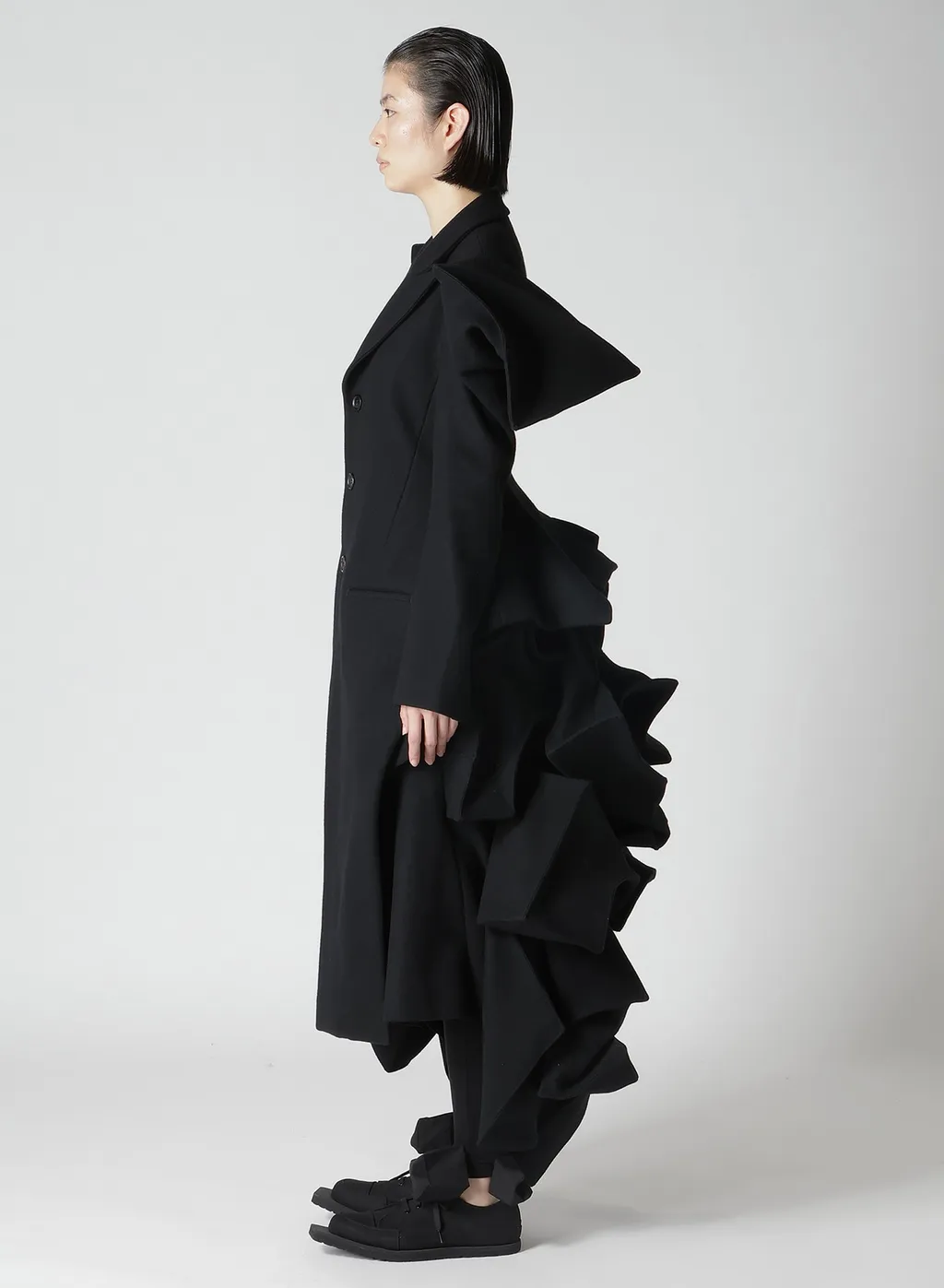 Sun Drying Super100 Melton Slv Gusset Rounded Jacket