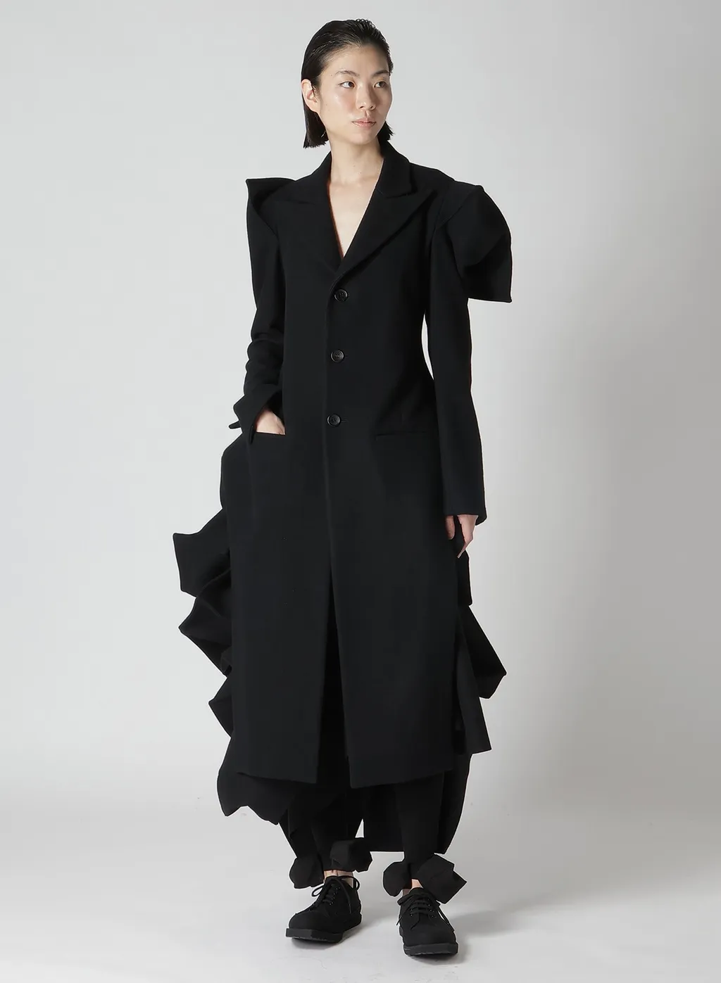 Sun Drying Super100 Melton Slv Gusset Rounded Jacket