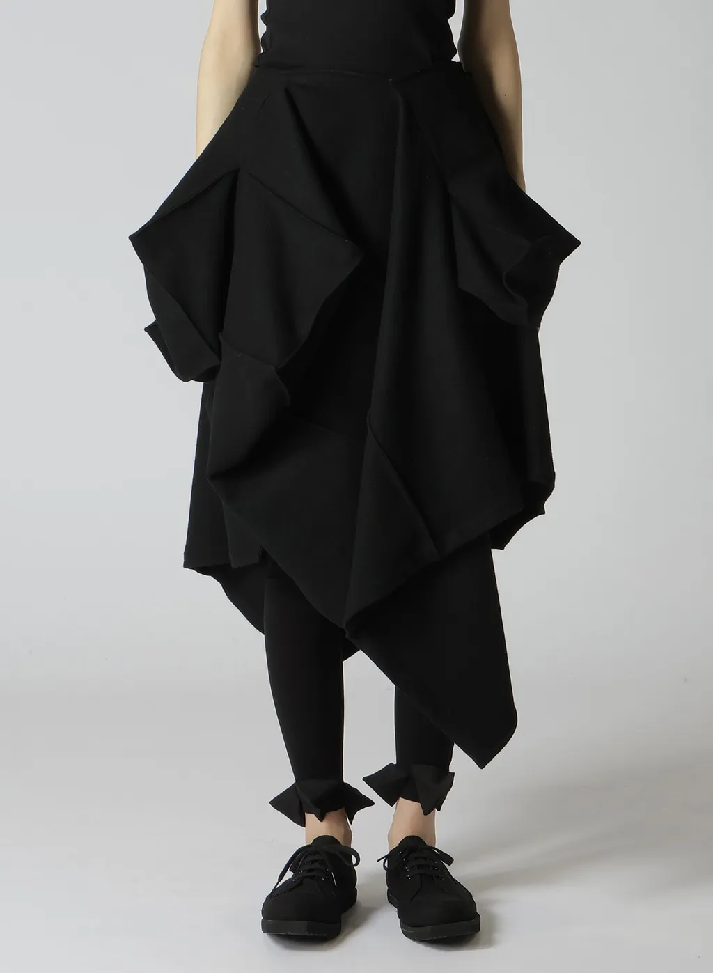 Sun Drying Super100 Melton Asm Box Detail Skirt
