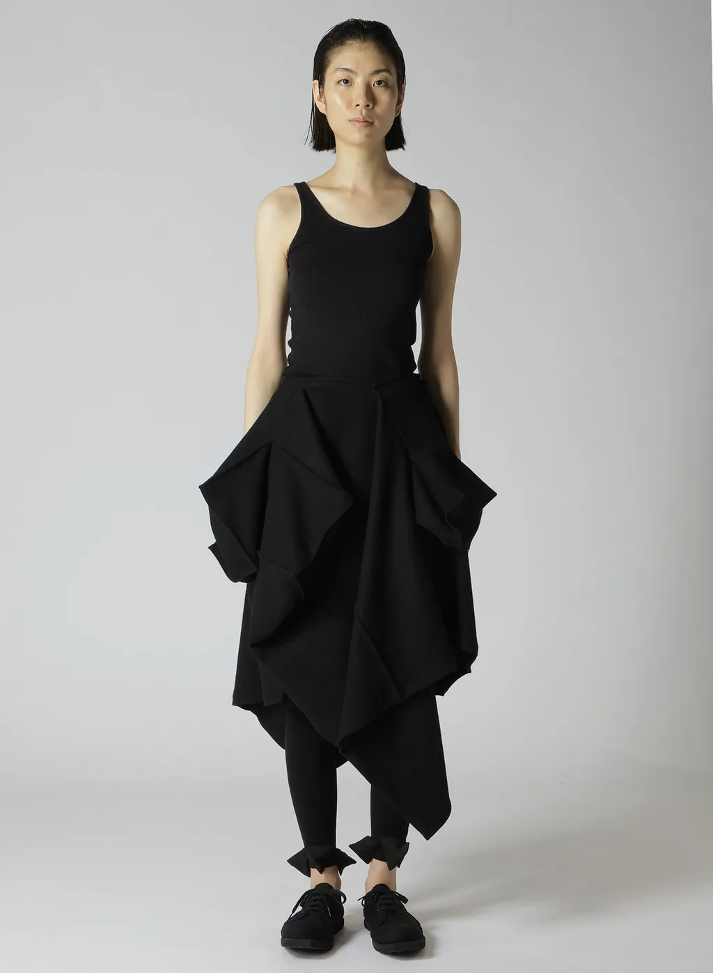 Sun Drying Super100 Melton Asm Box Detail Skirt