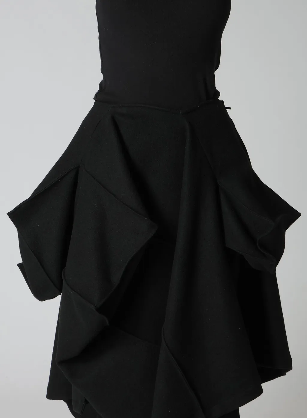 Sun Drying Super100 Melton Asm Box Detail Skirt