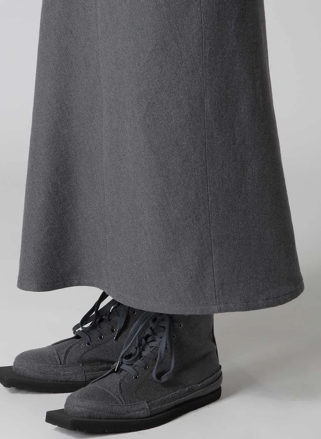 W/C Twill Washer L Pocket Flare Skirt