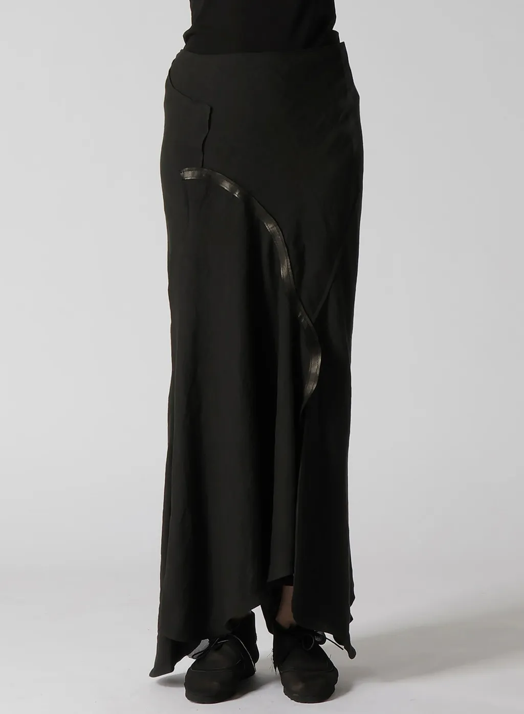 Untwisting Linen Cc Bias Curve Cut Skirt