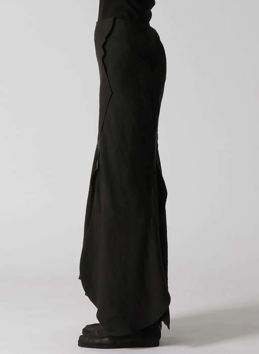 Untwisting Linen Cc Bias Curve Cut Skirt