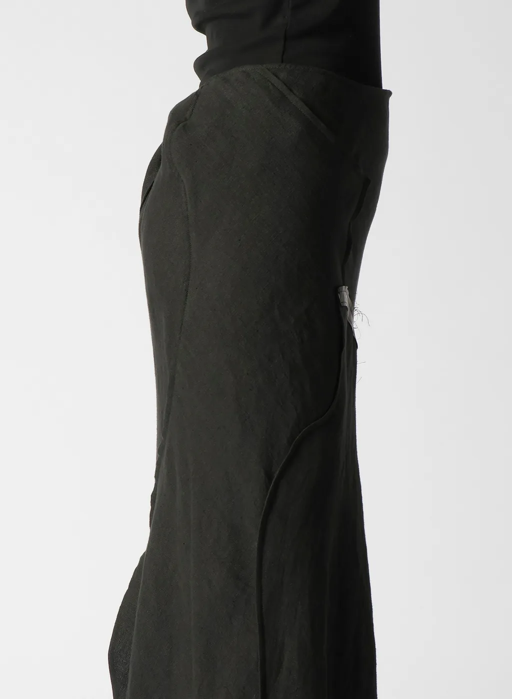 Untwisting Linen Cc Bias Curve Cut Skirt