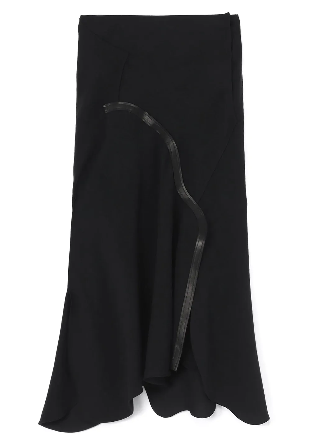 Untwisting Linen Cc Bias Curve Cut Skirt