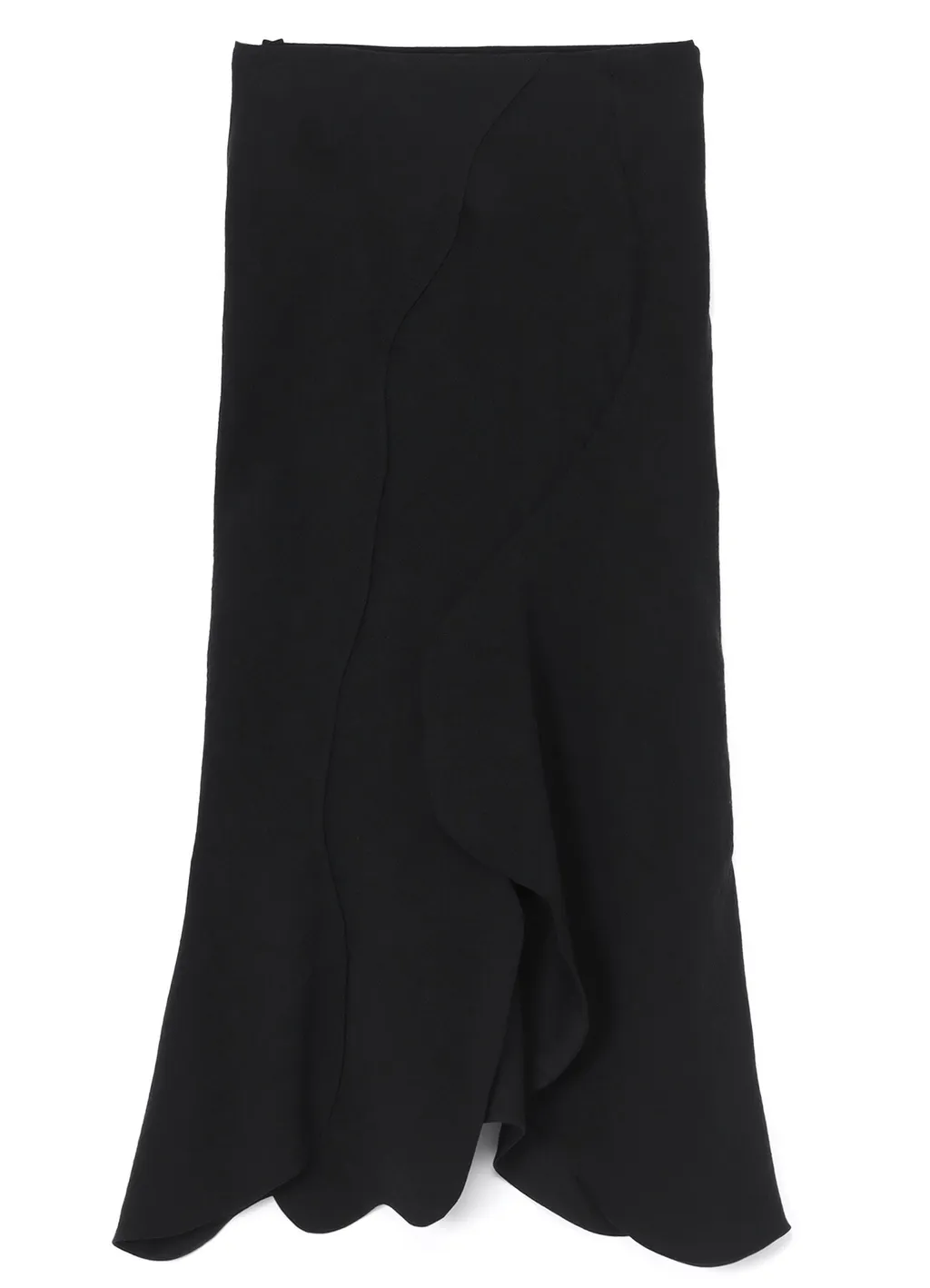 Untwisting Linen Cc Bias Curve Cut Skirt