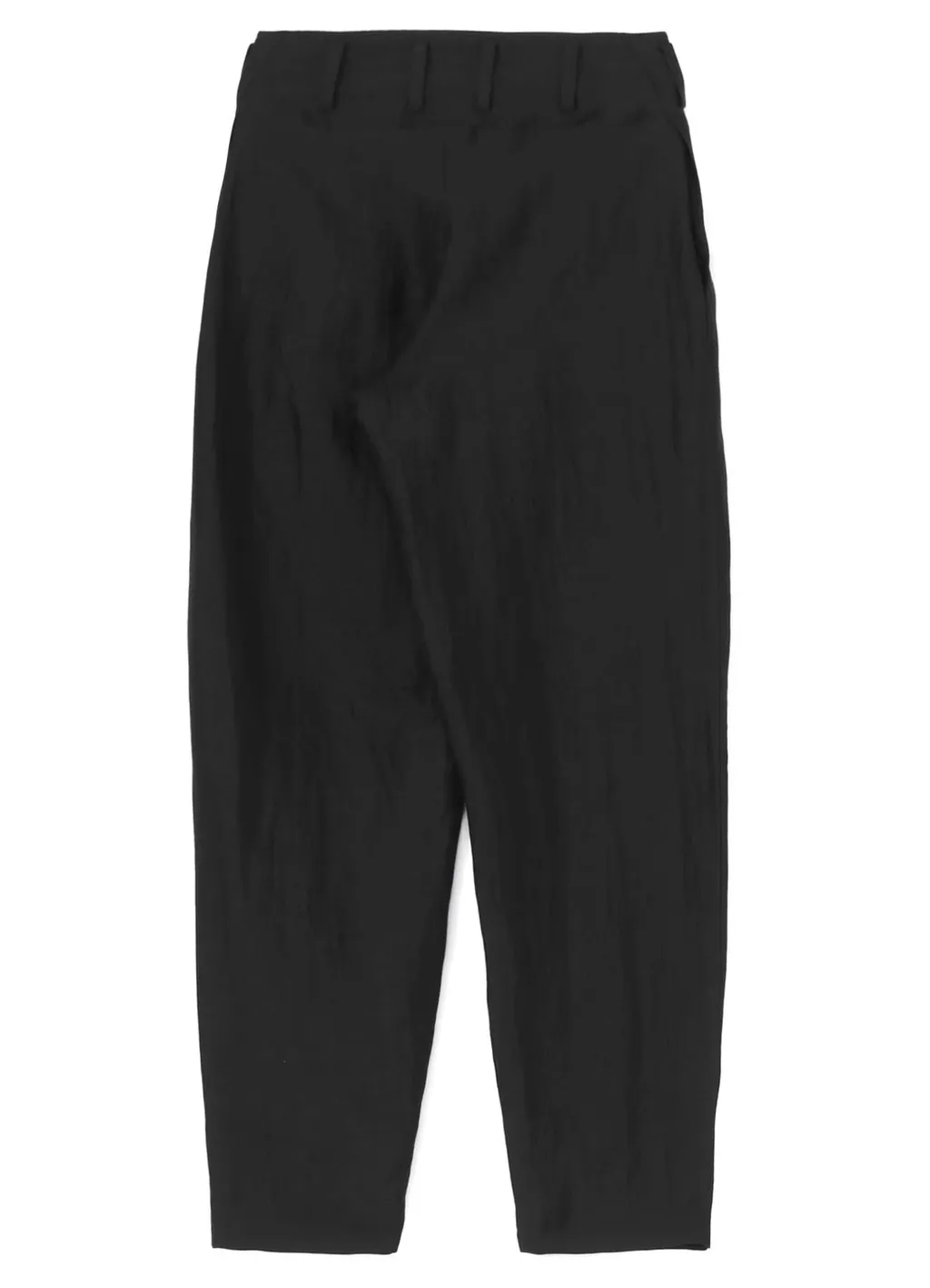 High Twisted Gabardine Low-Rise Basic Pants