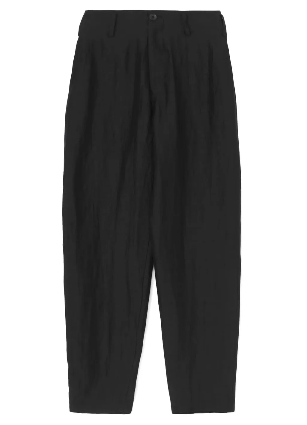 High Twisted Gabardine Low-Rise Basic Pants